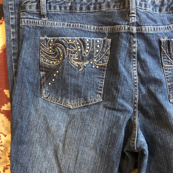 Blue Straight Jeans Classic Denim nevada jeans ,low rise - Picture 8 of 11